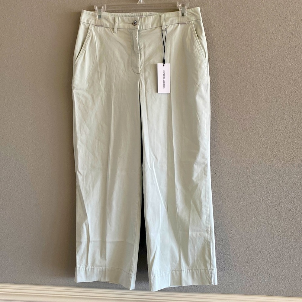 NWT Elizabeth and James wide leg Capri size 6